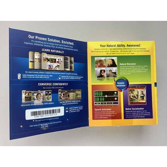 Rosetta Stone German Level 1 Language Learning Software Deutsch RosettaStone - Picture 5 of 10